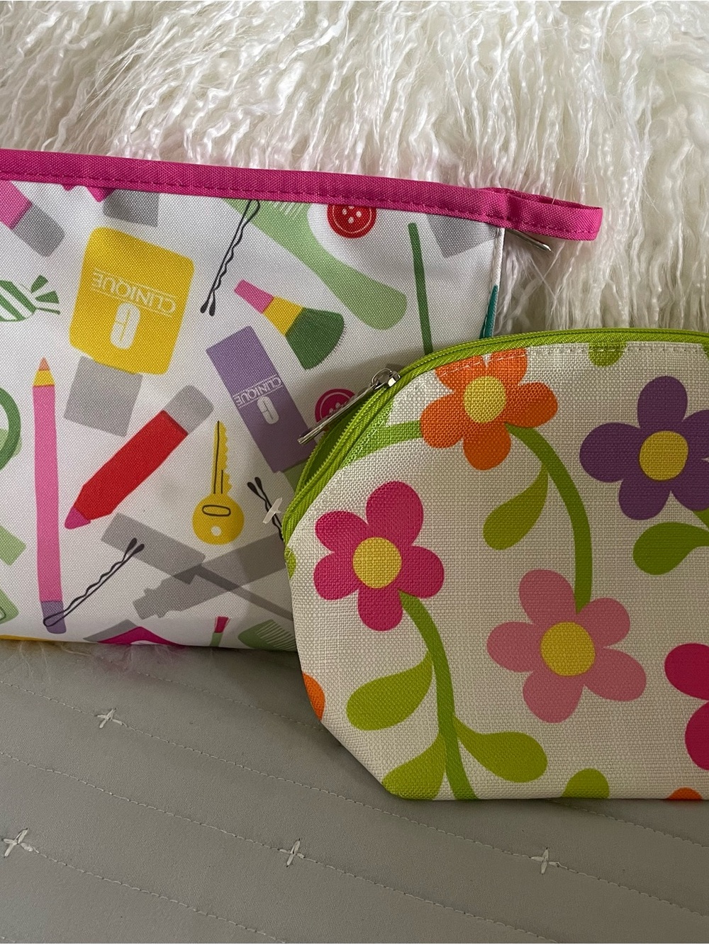 Clinique Cosmetic Pouches | Brand New